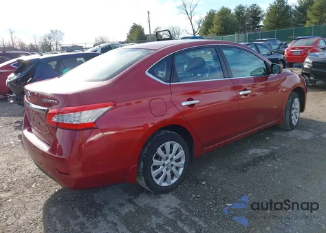 2014 Nissan Sentra S from USA, damaged, VIN 3N1AB7APXEY273921